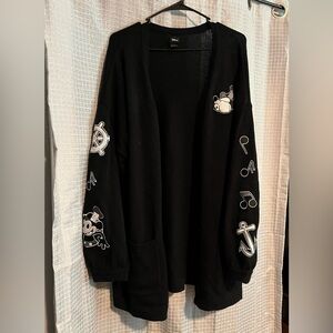 Disney Mickey Mouse steamboat willie icons cardigan